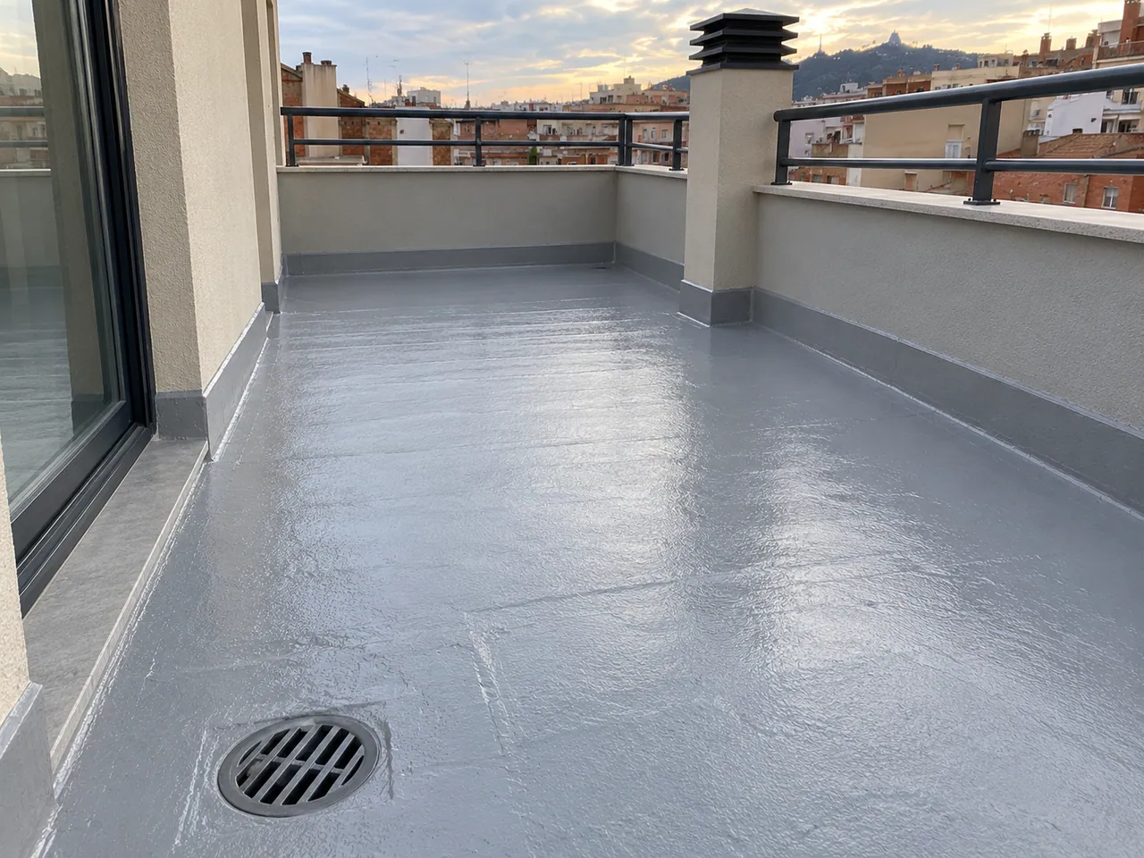 Detalle ilustrativo: Impermeabilizaci&oacute;n de una terraza